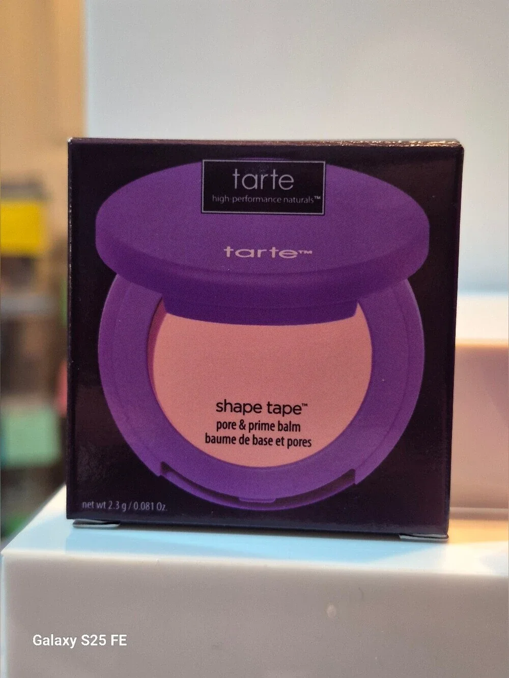 Tarte Shape Tape Pore & Prime Balm, .081oz (Travel Size), NIB